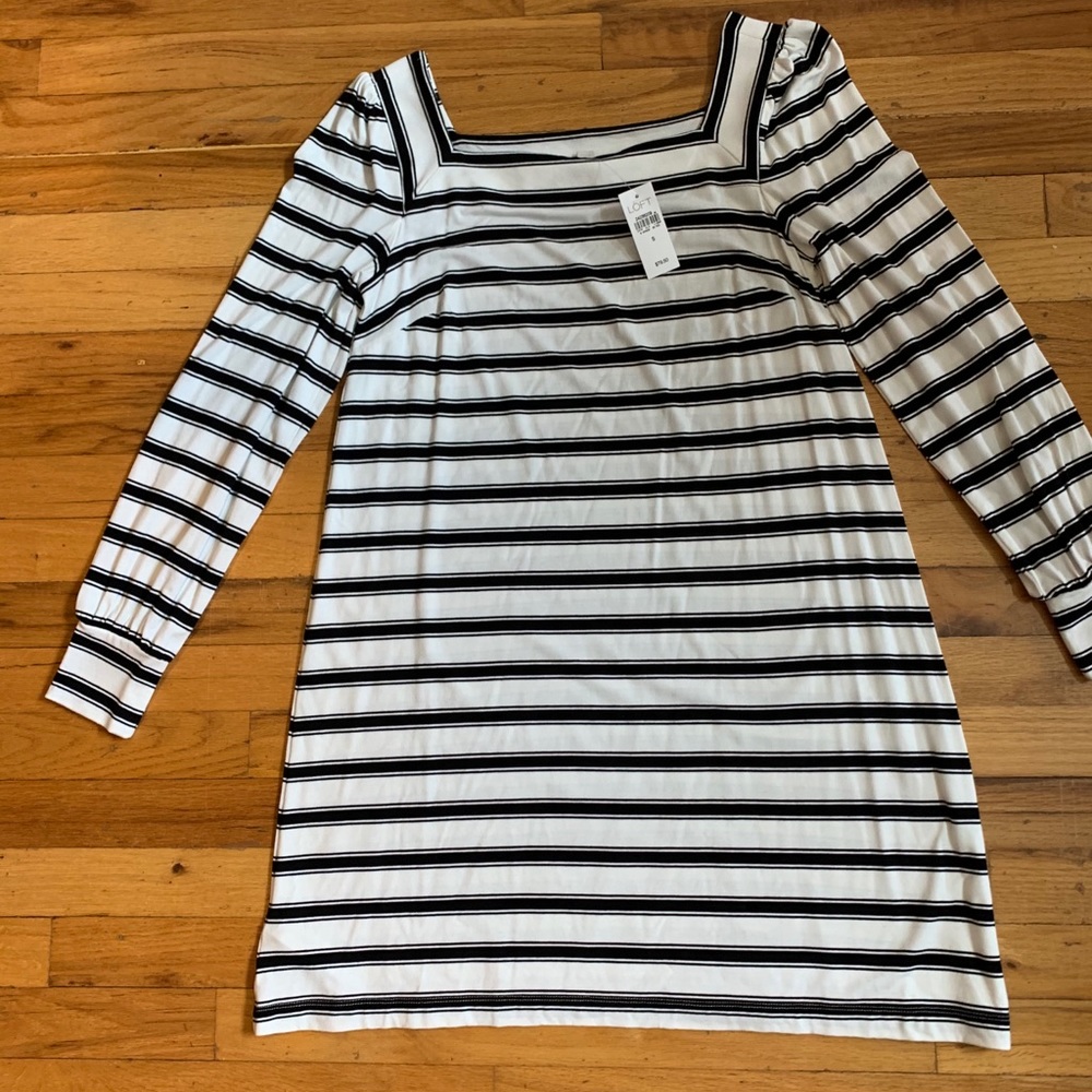 LOFT Striped Dress